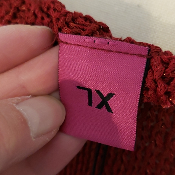 Red mesh Save The Queen top - Picture 5 of 12